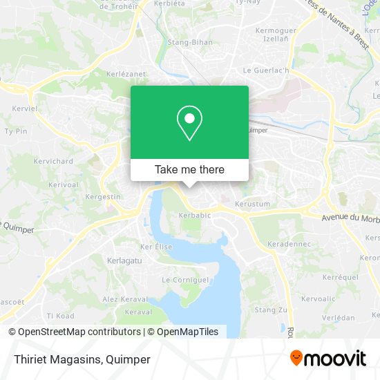 Thiriet Magasins map