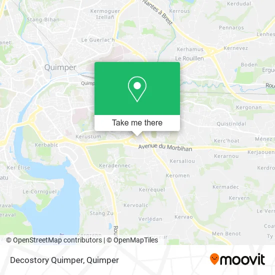 Decostory Quimper map