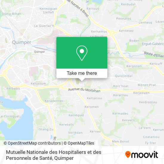 Mutuelle Nationale des Hospitaliers et des Personnels de Santé map