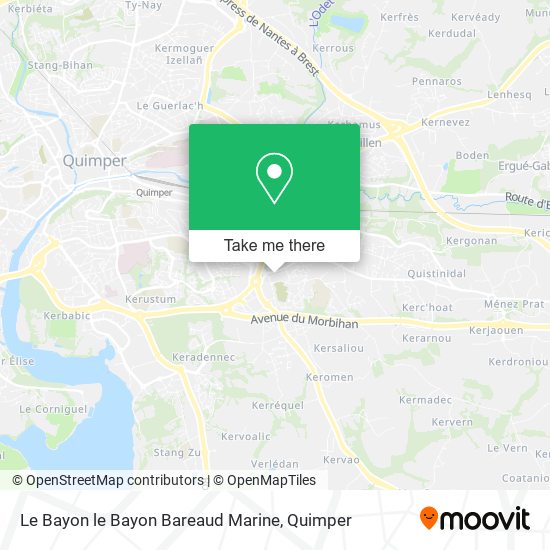 Le Bayon le Bayon Bareaud Marine map