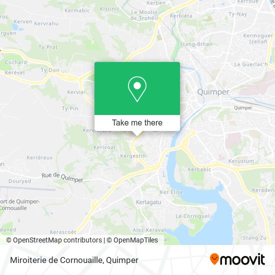 Miroiterie de Cornouaille map