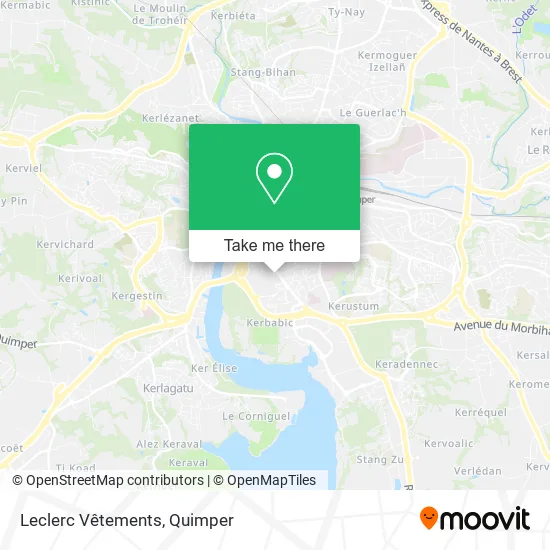 Leclerc Vêtements map