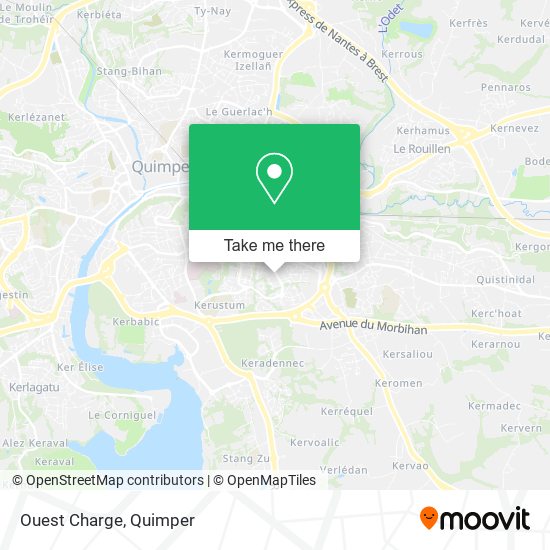 Ouest Charge map