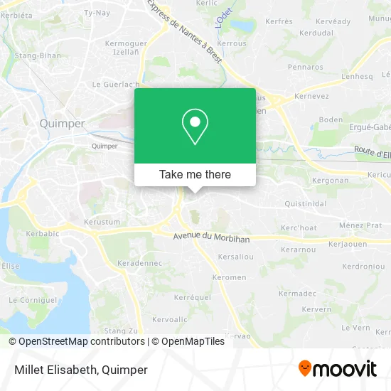 Millet Elisabeth map
