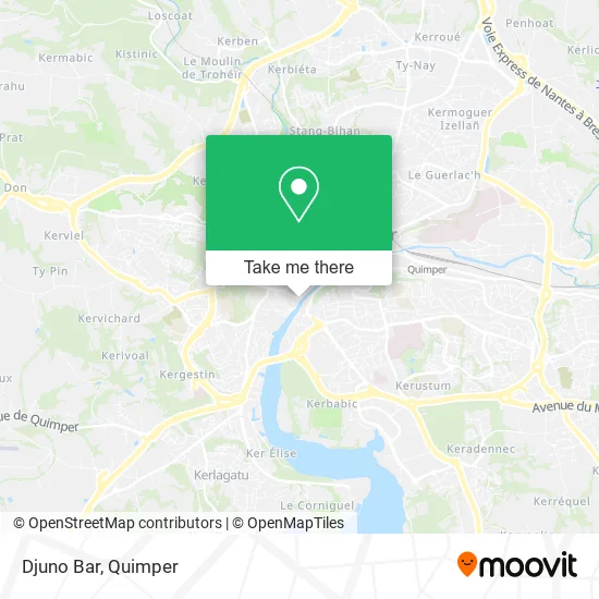 Djuno Bar map