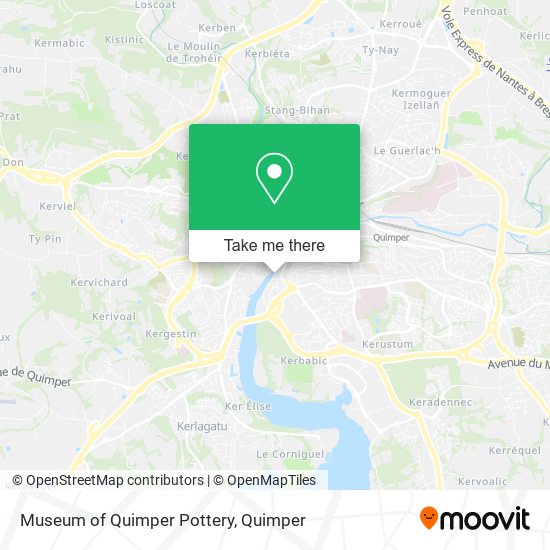 Museum of Quimper Pottery map