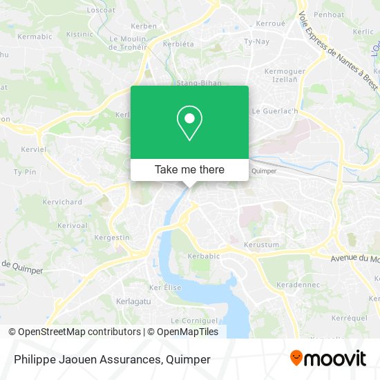 Philippe Jaouen Assurances map