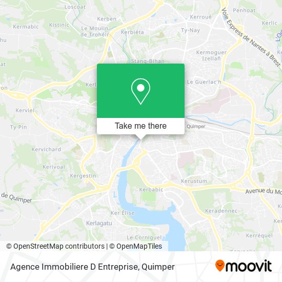 Agence Immobiliere D Entreprise map