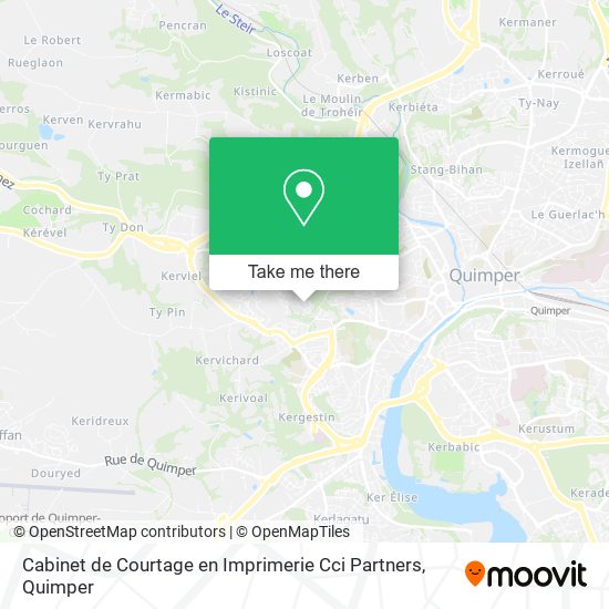 Mapa Cabinet de Courtage en Imprimerie Cci Partners