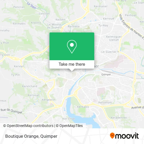 Boutique Orange map
