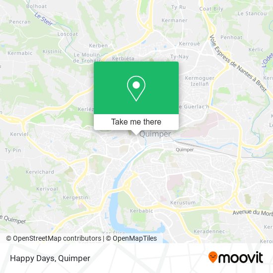 Happy Days map