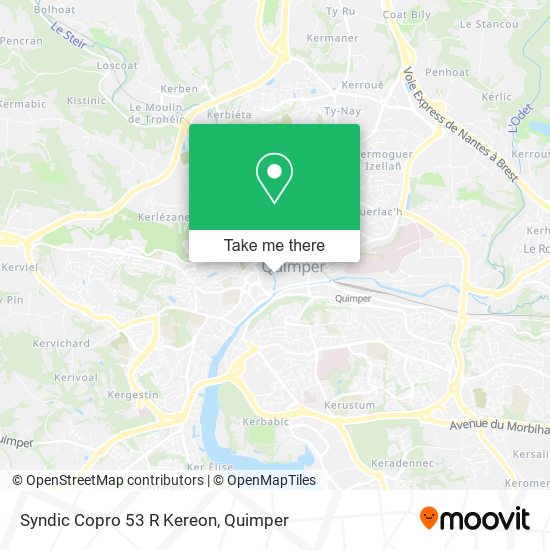 Syndic Copro 53 R Kereon map