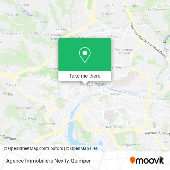 Agence Immobilière Nexity map