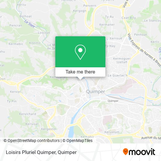 Mapa Loisirs Pluriel Quimper