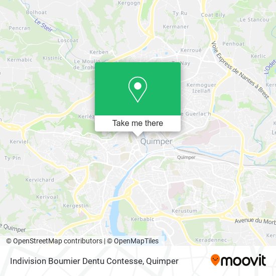 Indivision Boumier Dentu Contesse map