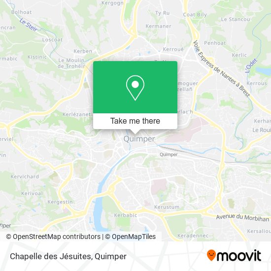 Mapa Chapelle des Jésuites