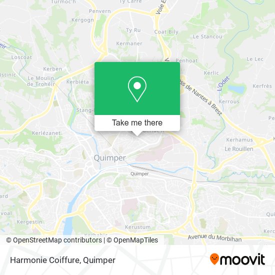 Harmonie Coiffure map