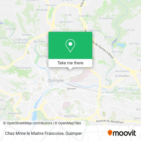 Mapa Chez Mme le Maitre Francoise