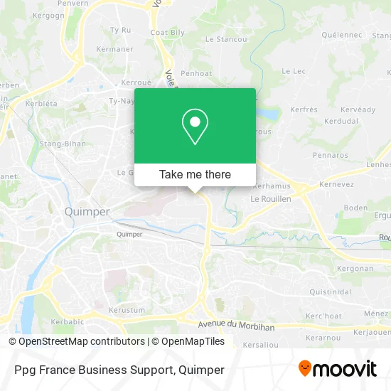 Ppg France Business Support map