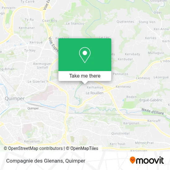 Compagnie des Glenans map
