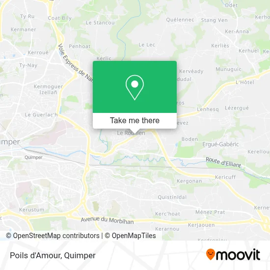 Poils d'Amour map