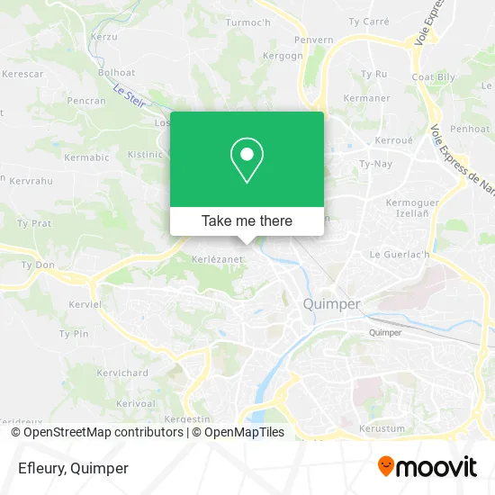 Efleury map