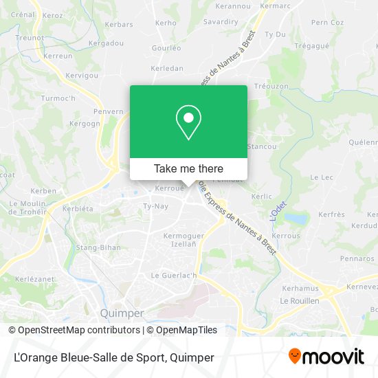 L'Orange Bleue-Salle de Sport map