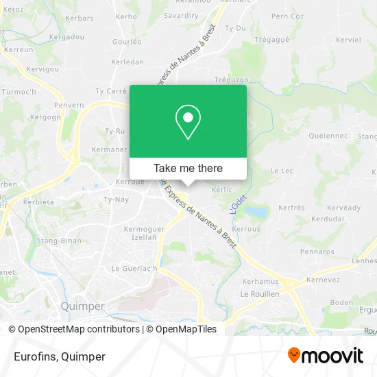 Eurofins map
