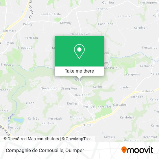 Compagnie de Cornouaille map