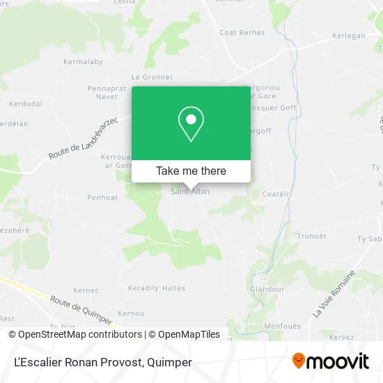 L'Escalier Ronan Provost map