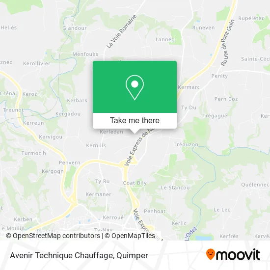 Avenir Technique Chauffage map