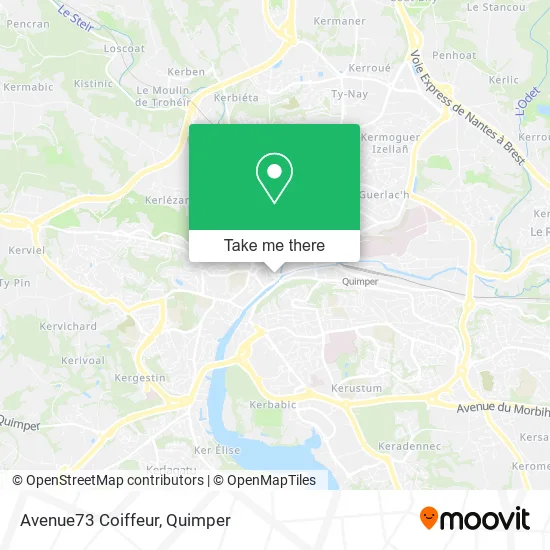 Avenue73 Coiffeur map