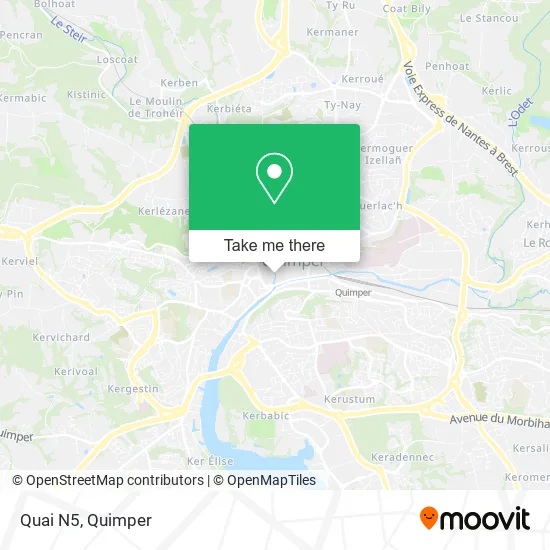 Quai N5 map