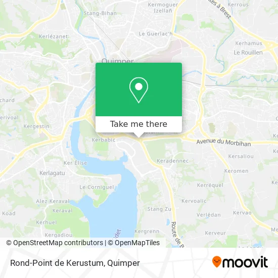 Rond-Point de Kerustum map