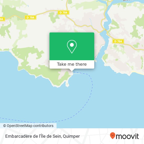 Embarcadère de l'Île de Sein map