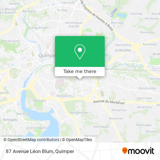 87 Avenue Léon Blum map