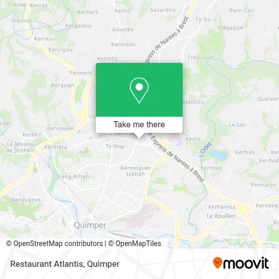 Restaurant Atlantis map