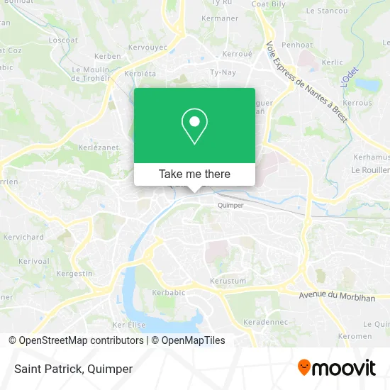 Saint Patrick map