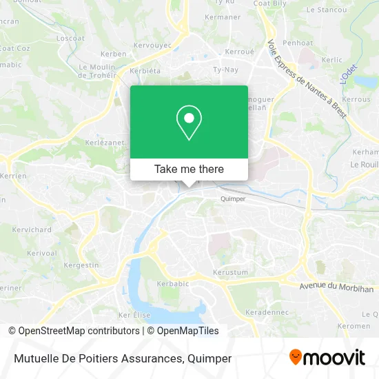 Mutuelle De Poitiers Assurances map