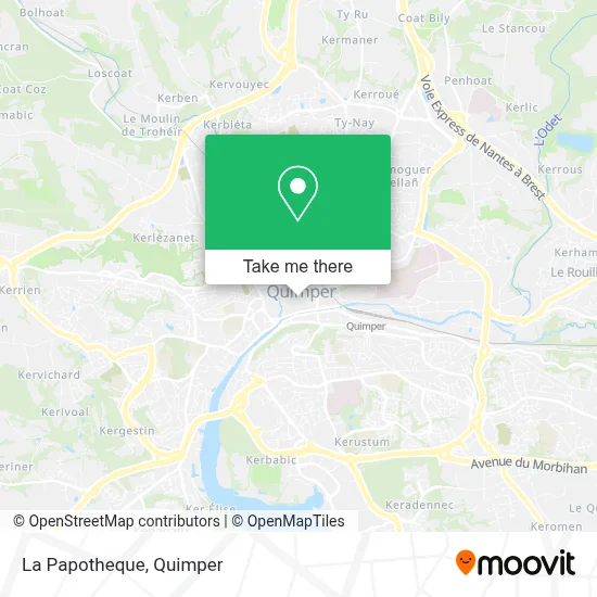 La Papotheque map