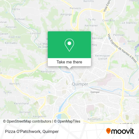 Pizza O'Patchwork map
