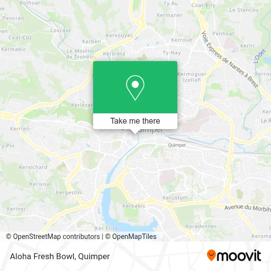 Aloha Fresh Bowl map