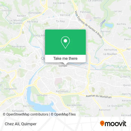 Chez Ali map