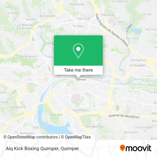 Alq Kick Boxing Quimper map