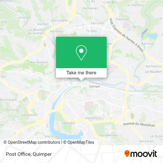 Post Office map