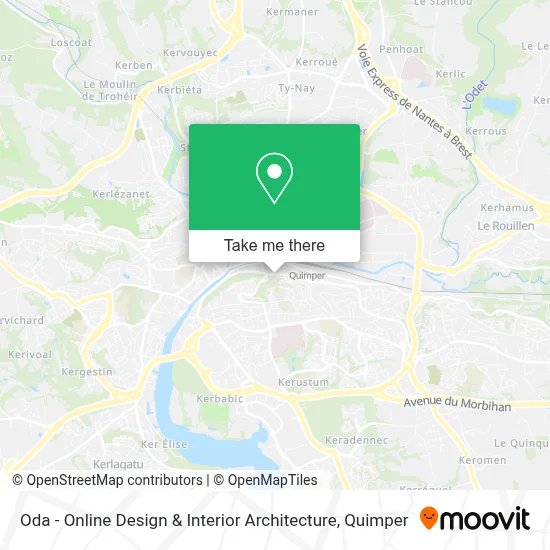 Oda - Online Design & Interior Architecture map
