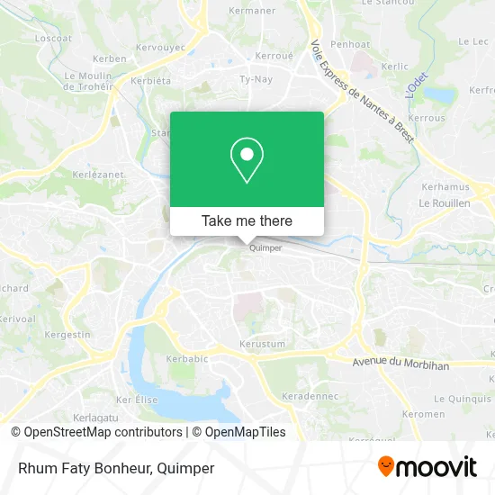 Rhum Faty Bonheur map