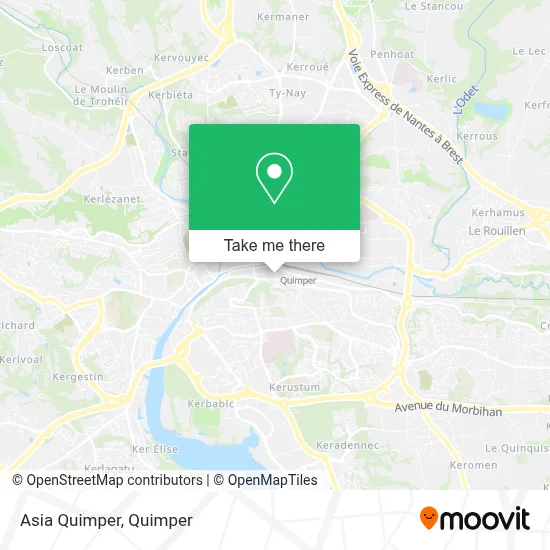 Asia Quimper map