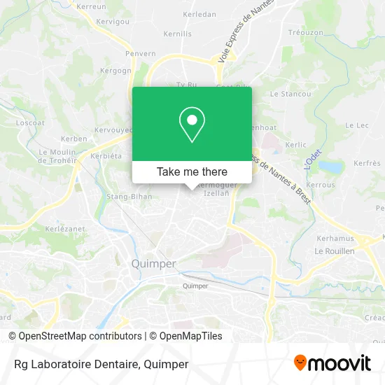 Rg Laboratoire Dentaire map