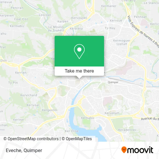 Eveche map